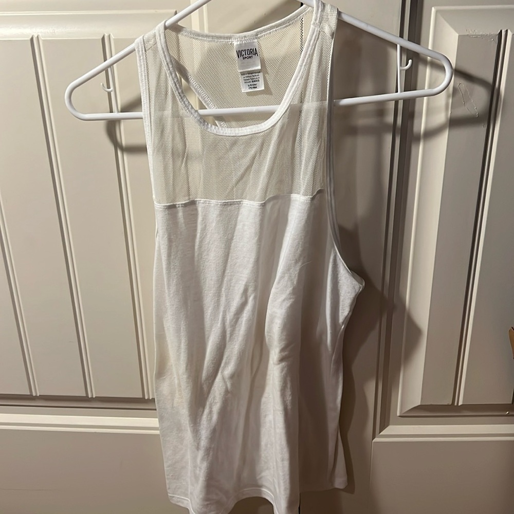 Victorias Sport size SMALL - tank top/workout tank White🤍